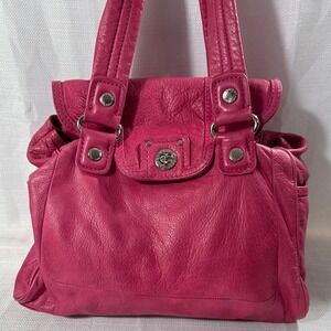 Vintage Marc by Marc Jacobs Dr Q Groovee Hot Pink  Leather Satchel Handbag